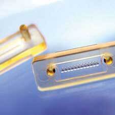 Micro molded optics part with micro lenses